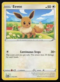 Eevee 013/015 Promo McDonald's Promos 2024 Pokemon Near Mint - Image 1