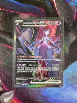 Team Rocket's Mewtwo ex 231/182 Sv10: Destined Rivals Pokemon TCG NM - Image 1