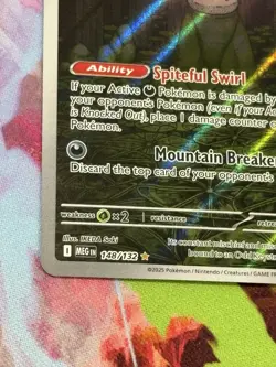 Pokemon Mega Evolution #148/132 Spiritomb Illustration Rare Full Art Holo - Image 3