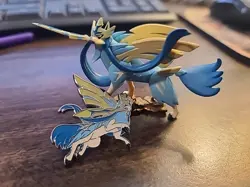 Pokemon TCG Crown Zenith Shiny Zacian Figure & Pin - Image 3