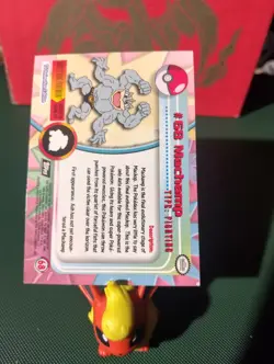 Pokemon Vintage Topps Machamp Silver Foil #68 Rare LP Black Label English - Image 2