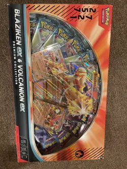 Pokemon TCG: Blaziken ex & Volcanion ex Premium Collection - 2025 Amazon Holiday - Image 1