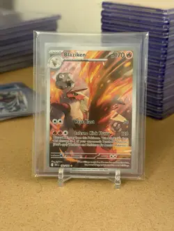 Pokemon Destined Rivals Blaziken IR Illustration Rare 192/182 - Image 1