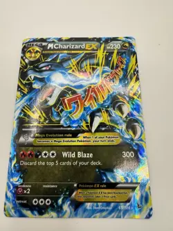 Pokemon M Charizard EX 69/106 XY Flashfire Ultra Rare Mega Full Art Holo 2014 - Image 1