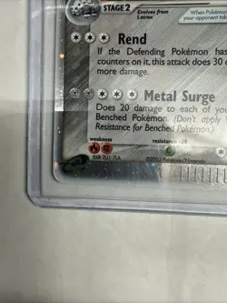 HOLO Aggron Ex 95/100 EX 2003 Pokemon - Image 4