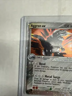 HOLO Aggron Ex 95/100 EX 2003 Pokemon - Image 5