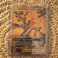 The Pokemon Company Pikachu & Zekrom GX SM248 SM Promos TAG TEAM GX Holo 240HP - Image 1
