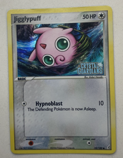 Jigglypuff 53/100 EX Crystal Guardians Reverse Holo Stamp 2006 Pokemon - Image 1