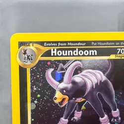 LP+ Unlimited Holo Houndoom 4/75 Holo Neo Discovery Pokemon Shin-ichi Yoshida - Image 4