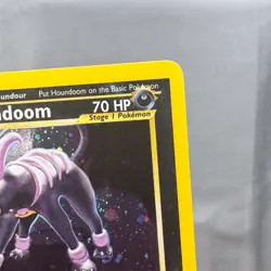 LP+ Unlimited Holo Houndoom 4/75 Holo Neo Discovery Pokemon Shin-ichi Yoshida - Image 5