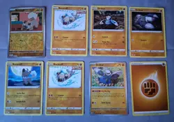 Pokemon Multiple Rockruff Cards And Multiple Drilbur Cards With Energy Card - Image 1