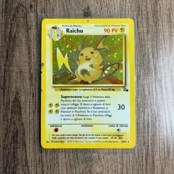 Pokemon TCG Raichu (Fossil 14/62) Italian Holofoil DMG - Image 1