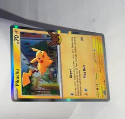 Pikachu 062/193 Common Holo Card Trick or Trade 2023 Pokemon TCG - Image 3