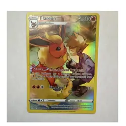 Pokemon TCG Flareon TG01/TG30 Brilliant Stars Ultra Rare Holo Full Art - Image 1