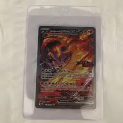 Pokemon Team Rocket's Moltres ex - (Destined Rivals Stamp) 2026 229/182 NM - Image 1
