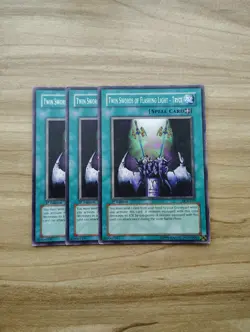 Yu-Gi-Oh! - Twin Swords Of Flashing Light - Tryce 3X - Full Playset - Image 1