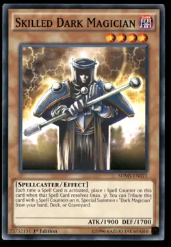 Skilled Dark Magician SDMY-EN021 Common / Short Print Yu-Gi-Oh 1st Edition NM - Image 1