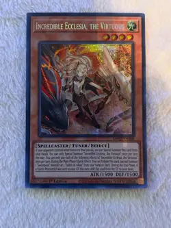Incredible Ecclesia, The Virtuous 1st Ed YuGiOh 22 Pharaohs Gods MP22 EN188 LPNM - Image 1