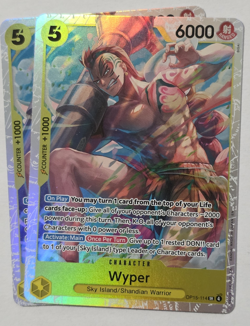 Wyper OP15-114 SR Adventure On Kami's Island One Piece TCG English NM X2 - Image 1