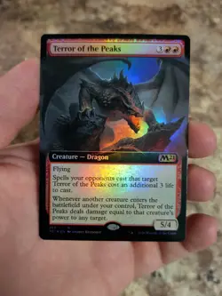 Terror of the Peaks (Extended Art) #369 (Foil) (NM) Core Set 2021 M21 Magic MTG - Image 1