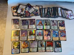 UFS Street Fighter Mega Man and Other Universal Fighting System Card Lot 20 Foil - Image 1