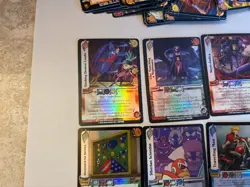 UFS Street Fighter Mega Man and Other Universal Fighting System Card Lot 20 Foil - Image 2