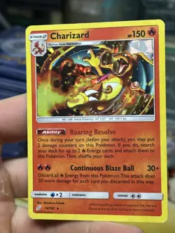 Charizard 14/181 SM Team Up 2019 CRACKED ICE Holo Rare Pokemon Card TCG - Image 4