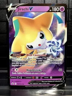 Jirachi V - 299 Holo Promo SWSH: Sword & Shield Promo Cards SWSH299 LP - Image 1