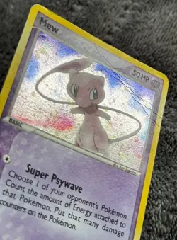 Pokemon Card Mew 111/110 Holon Phantoms Holo Secret Rare - Image 2