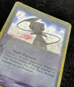 Pokemon Card Mew 111/110 Holon Phantoms Holo Secret Rare - Image 4