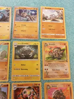 GEODUDE, GRAVELER, & GOLEM BUNDLE OF POKEMON CARDS - Image 3