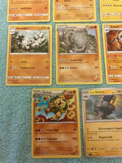 GEODUDE, GRAVELER, & GOLEM BUNDLE OF POKEMON CARDS - Image 4