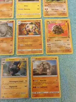 GEODUDE, GRAVELER, & GOLEM BUNDLE OF POKEMON CARDS - Image 5