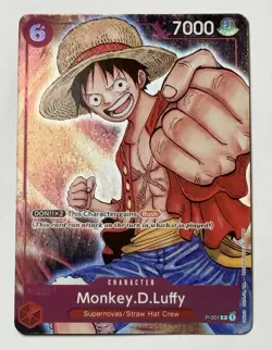 2023-23 Bandai Fest Promo Exclusive - Monkey D. Luffy P-001 English Foil Card - Image 1
