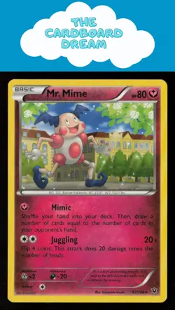 Mr. Mime XY - Fates Collide #67/124 NON-HOLO Rare Pokemon Card - Image 1
