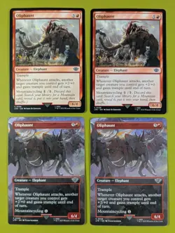 Oliphaunt x4 The Lord of the Rings: Tales of Middle-Earth 4x MTG 1 Borderless - Image 1