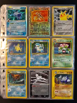 Lot of 135 ALL HOLO Vintage Pokemon Card Binder Collection - Image 2