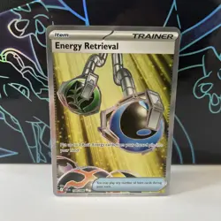 Pokemon Card - Energy Retrieval - Full Art Ultra Rare (108/086) Chaos Rising NM - Image 1