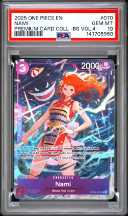 Nami PSA10 2025 One Piece Premium Card Collection -Best Selection Vol.4 - #070 - Image 1
