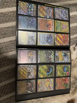 MASSIVE Pokemon holo Lot 150 Cards Total With Binder - Image 1
