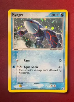 KYOGRE 6/106 EX Emerald HOLO rare Pokemon TCG card NM+ CLEAN! - Image 1