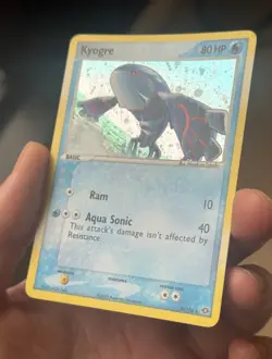 KYOGRE 6/106 EX Emerald HOLO rare Pokemon TCG card NM+ CLEAN! - Image 3