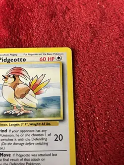 Pidgeotto 022/102 Base Set Regular Pokemon Card Played - Image 2