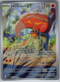 Heatmor 104/086 SV: White Flare - Pokemon Card - NM - Image 1