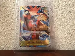 One Piece Card Game Monkey.D.Luffy Pre-Release Winner Promo P-036. Ships Nxt Day - Image 1