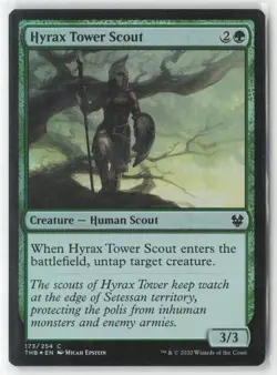 Hyrax Tower Scout 173 Common Theros Beyond Death Magic: The Gathering Foil NM - Image 1