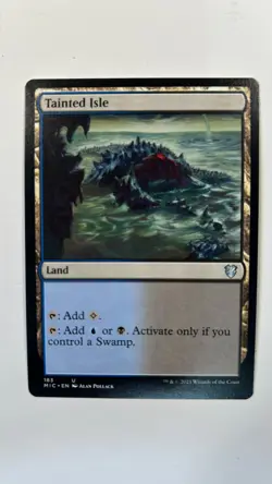 MTG Innistrad Midnight Hunt Commander Tainted Isle #183 Magic the Gathering - Image 1
