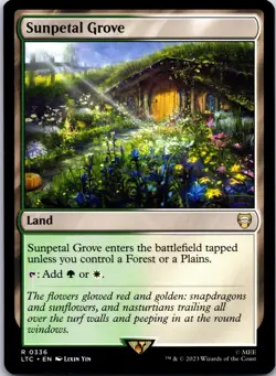 Sunpetal Grove 336 Commander: The Lord of the Rings: Tales of Middle-earth NM - Image 1