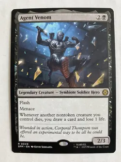 Agent Venom R 0049 - MTG Marvel's Spider-Man SPM - NM - Image 1