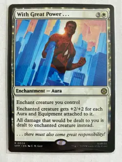 With Great Power... R 0024 - MTG Marvel's Spider-Man SPM - NM - Image 1